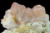 Natural, Red Quartz Crystal Cluster - Morocco #134227-1